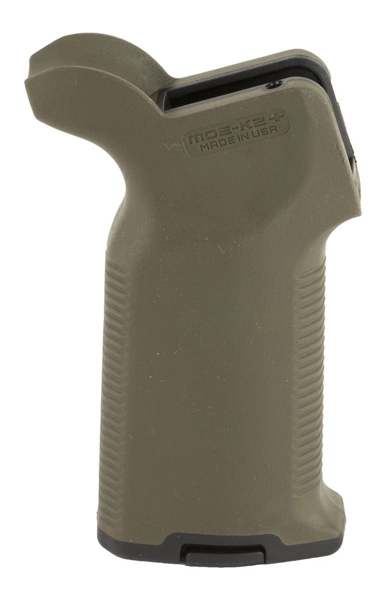 Magpul MAG532-ODG MOE-K2+ Grip Green Polymer for AR-15, M4, M16, M110, SR25