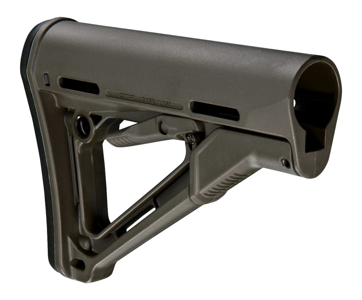 Magpul MAG310-ODG CTR Carbine Stock Green Synthetic for AR-15, M16, M4 with view 2
