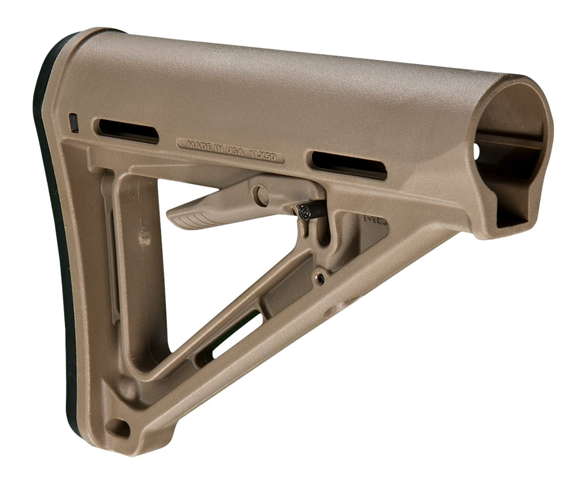 Magpul MAG400-FDE MOE Carbine Stock Flat Dark Earth Synthetic for AR-15, M1 view 2
