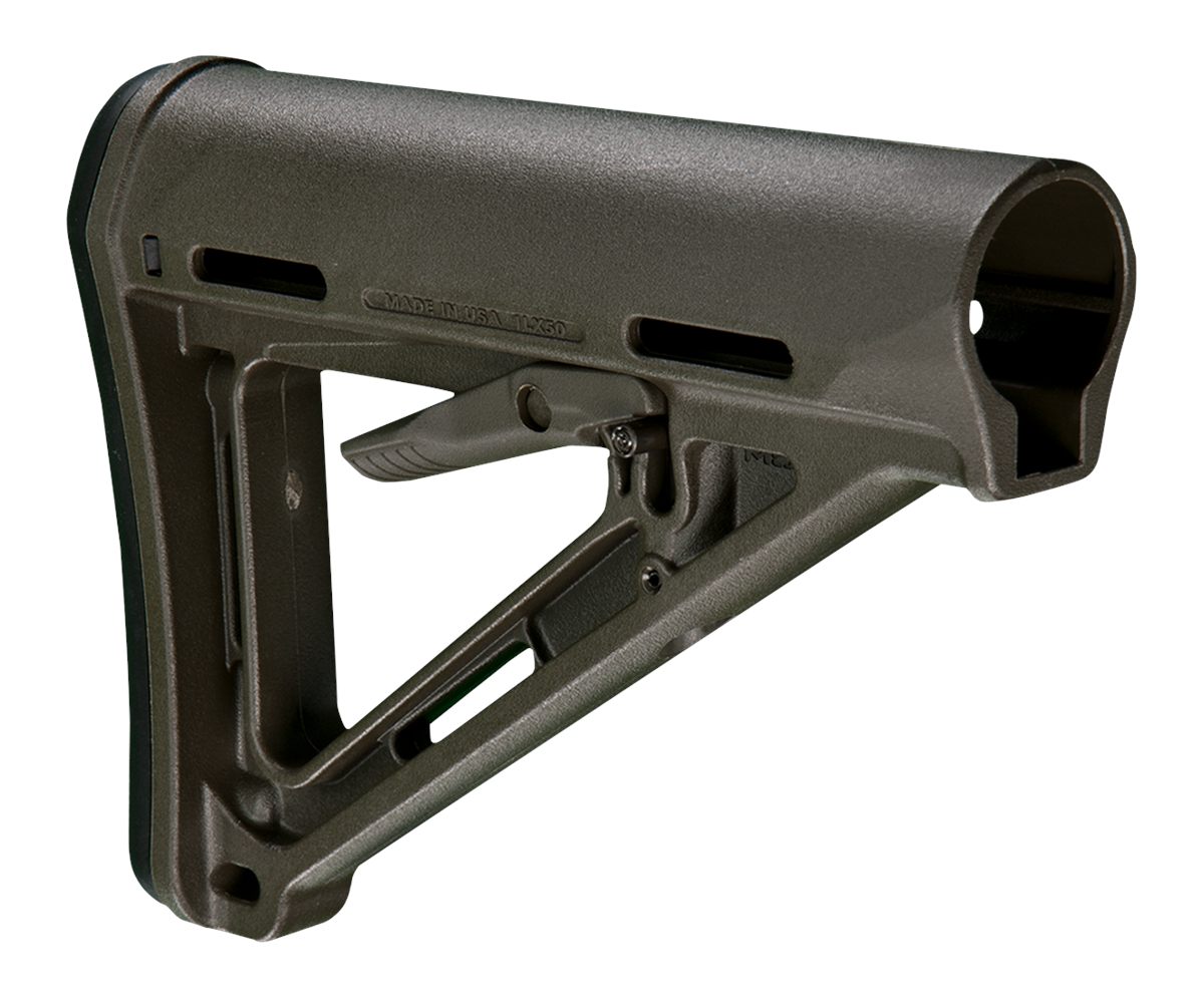 Magpul MAG400-ODG MOE Carbine Stock Green Synthetic for AR-15, M16, M4 with view 2