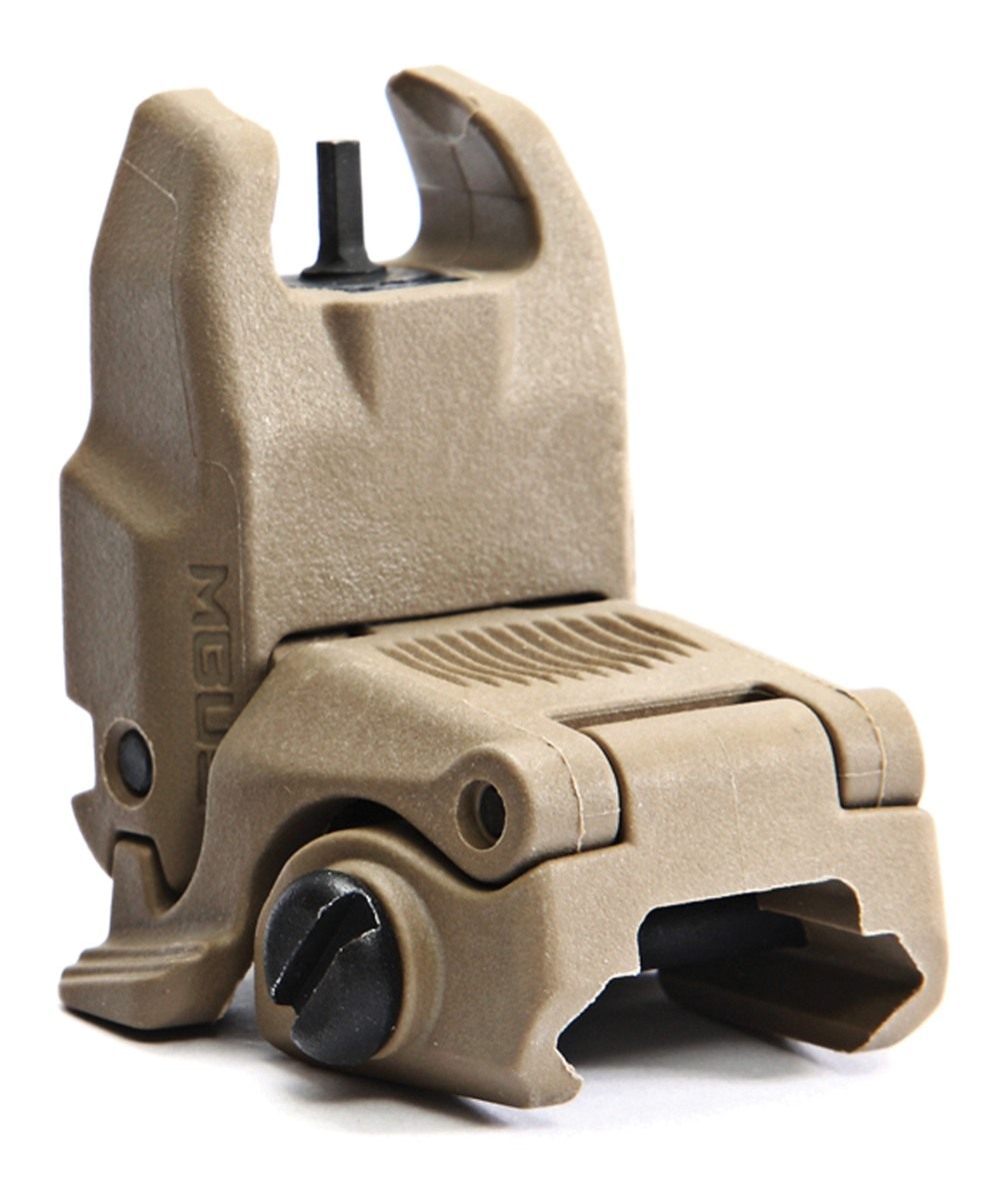 Magpul Mbus Flip-Up Backup Sights, Flat Dark Earth, Front