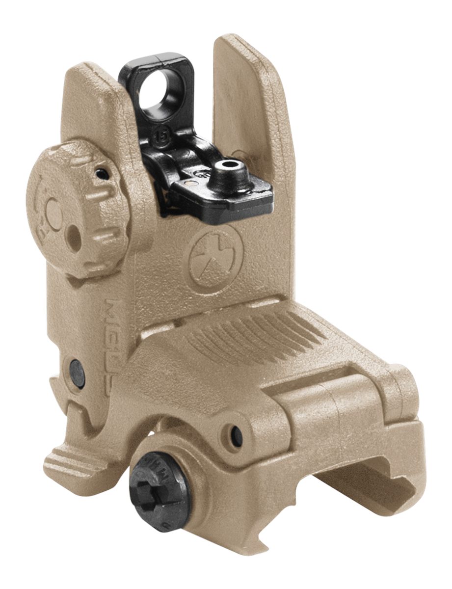 Magpul MAG248-FDE Mbus Sight Rear Flat Dark Earth Folding for AR-15/M16 view 2