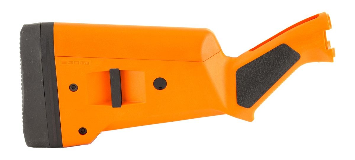Magpul MAG460-ORG SGA Stock Fixed Orange Synthetic for Remington 870 12 GA