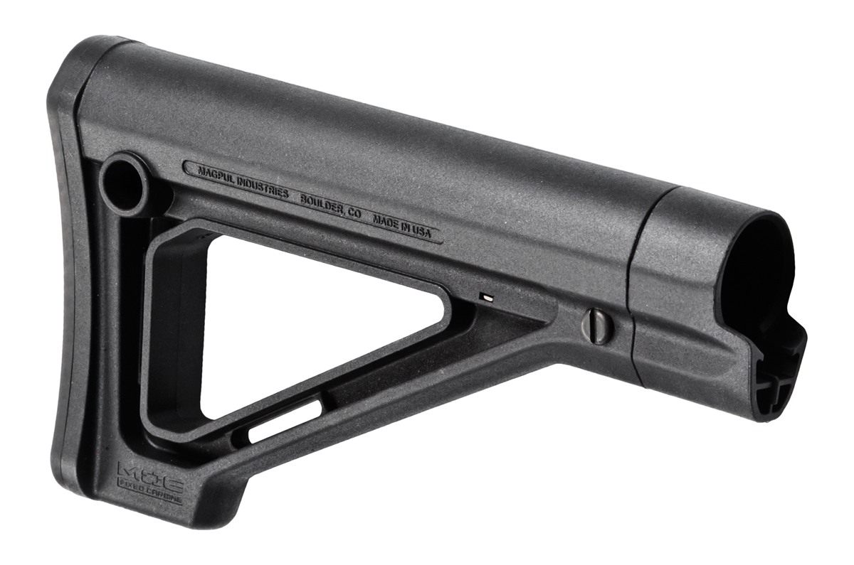 Magpul MAG480-BLK MOE Carbine Stock Black Synthetic, Fits AR-15/M16/M4, 8.8