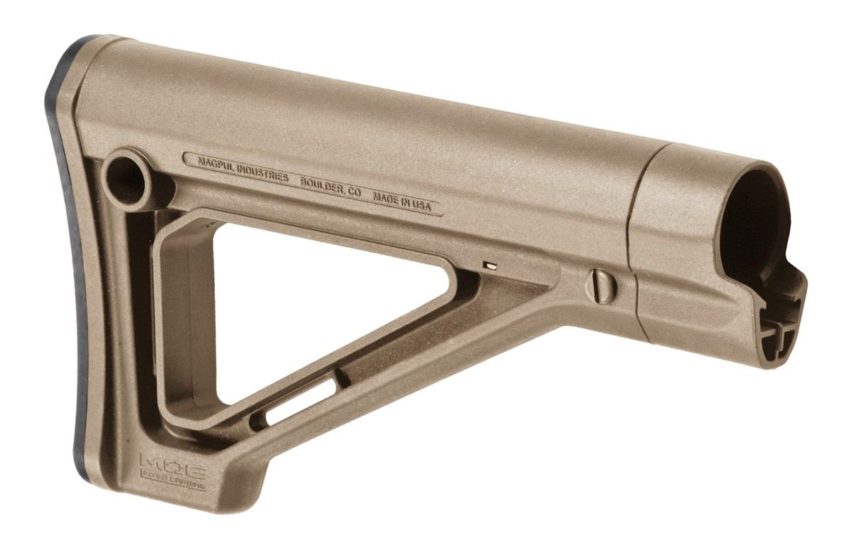 Magpul MAG480-FDE MOE Carbine Stock Fixed Flat Dark Earth Synthetic for AR