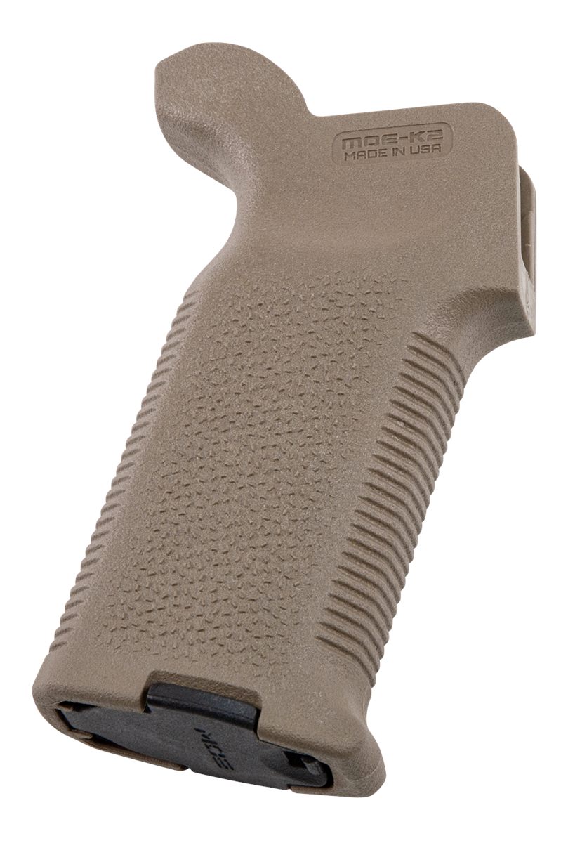 Magpul MAG522-FDE MOE-K2 Grip Flat Dark Earth Polymer Aggressive Textured F view 2