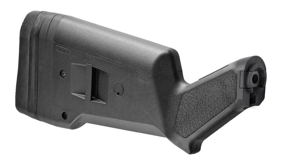 Magpul MAG490-BLK SGA Shotgun Stock Black Synthetic Fits Mossberg 500/590/5