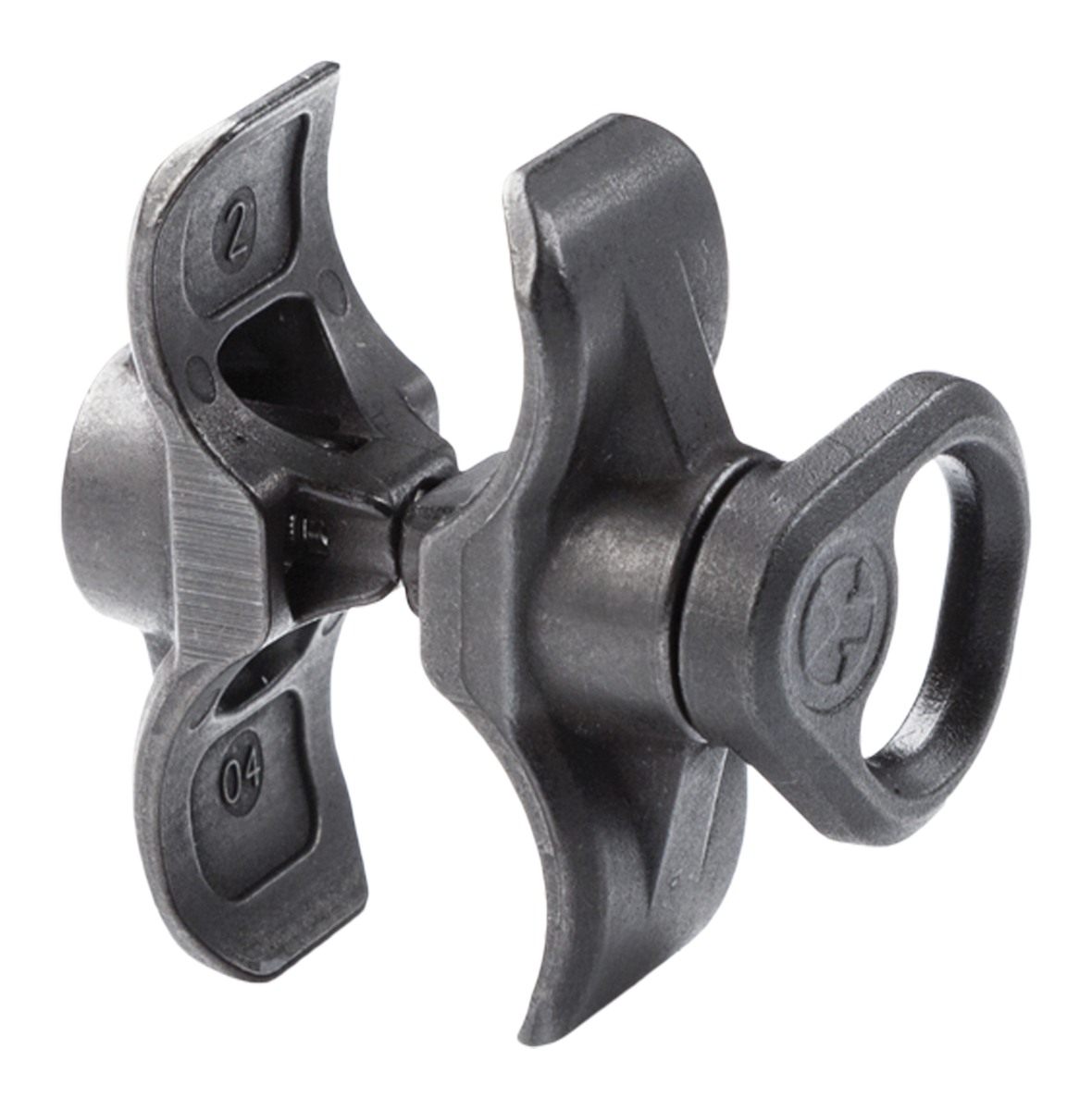 Magpul MAG493BLK Forward Sling Mount made of Steel with Melonite Black Fini