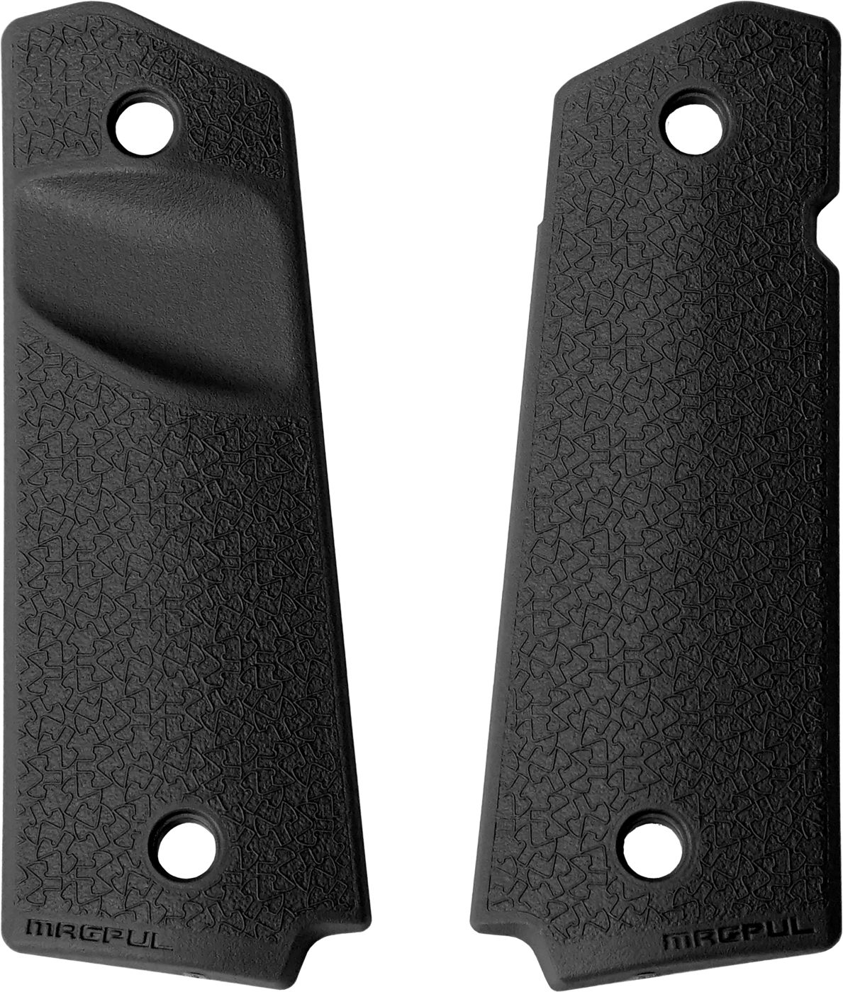Magpul MAG524-BLK MOE Grip Panels Anti-Slip Texture Black Polymer for 1911