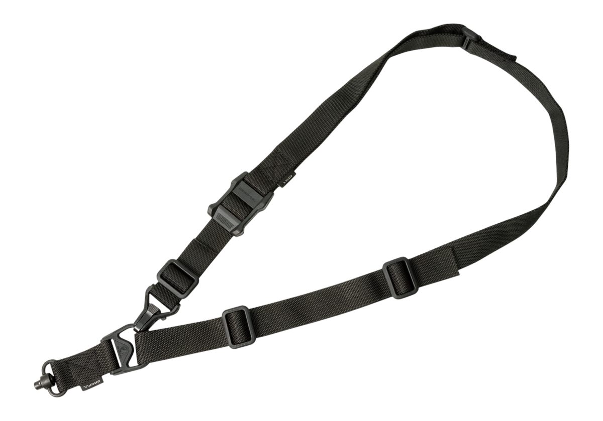 Magpul MAG515BLK MS3 Single QD Sling GEN2 Black Nylon 48in-60in OAL Adjusta