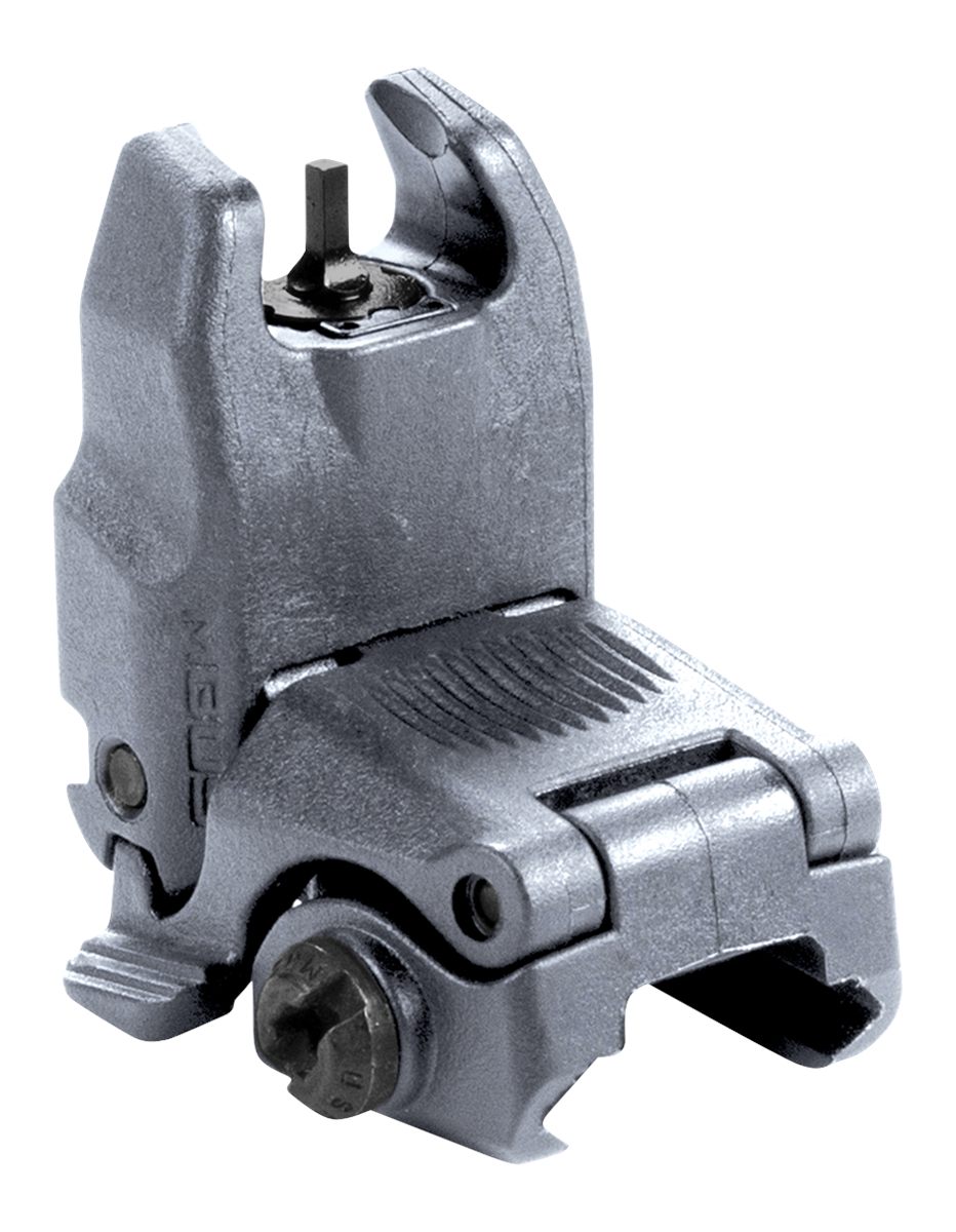 Magpul Mbus Flip-Up Backup Sights, Gray, Front