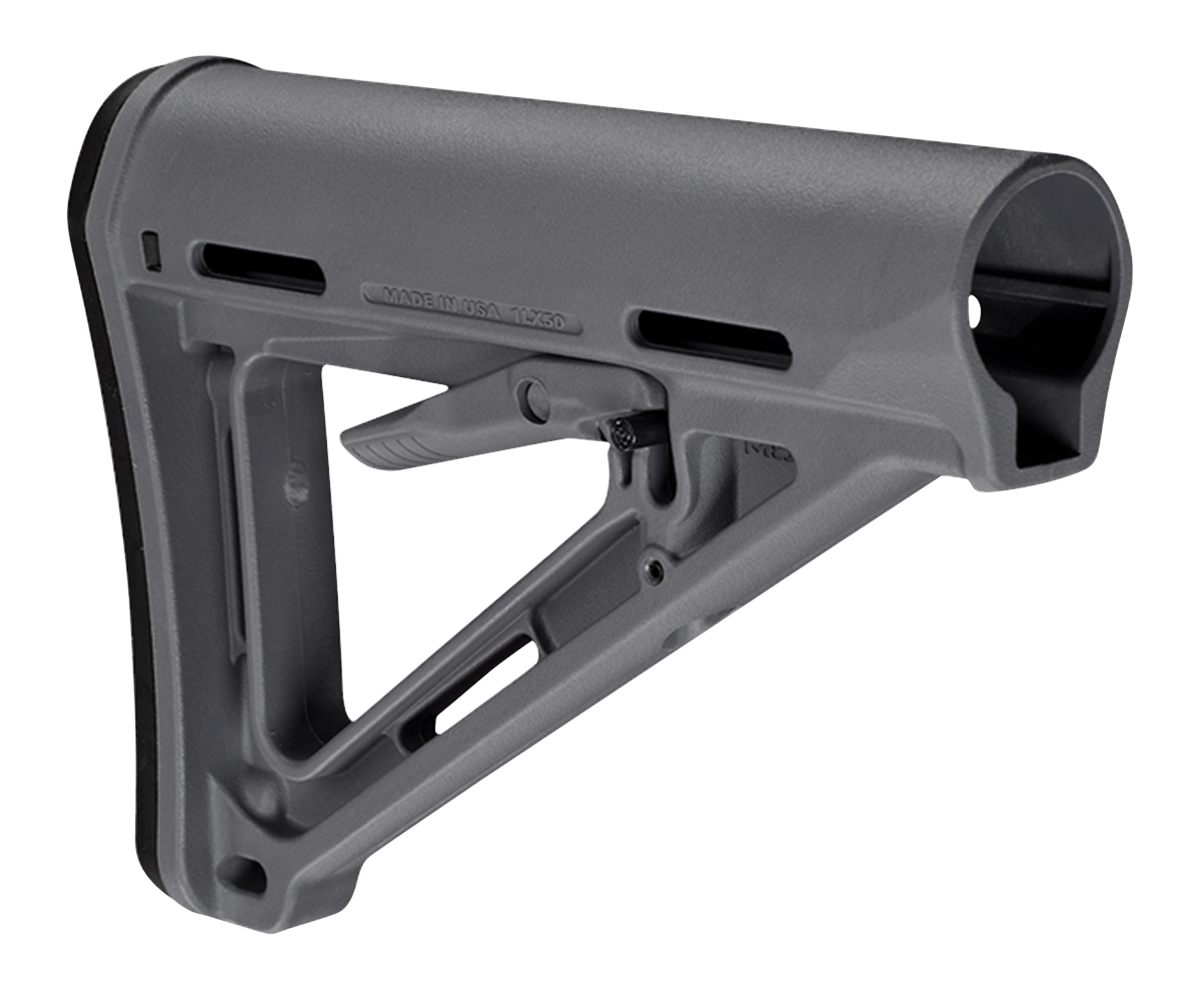 Magpul MAG400-GRY MOE Carbine Stock Stealth Gray Synthetic for AR-15, M16