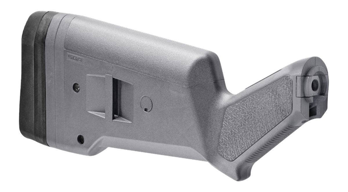 Magpul MAG490-GRY SGA Shotgun Stock Fixed Stealth Gray Synthetic for Mossbe