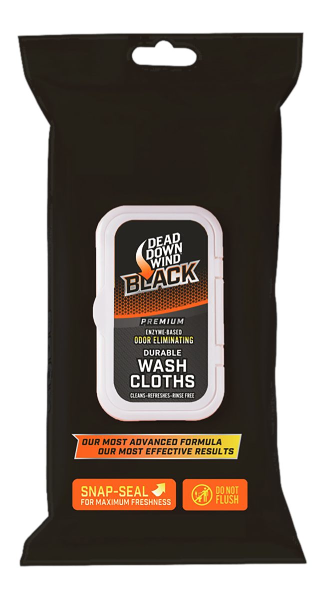 Dead Down Wind 13725 Black Premium Wash Cloth Odor Eliminator Unscented Sce