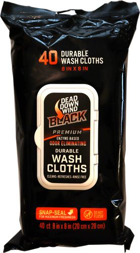 Dead Down Wind 13725 Black Premium Wash Cloth Odor Eliminator Unscented Sce view 2