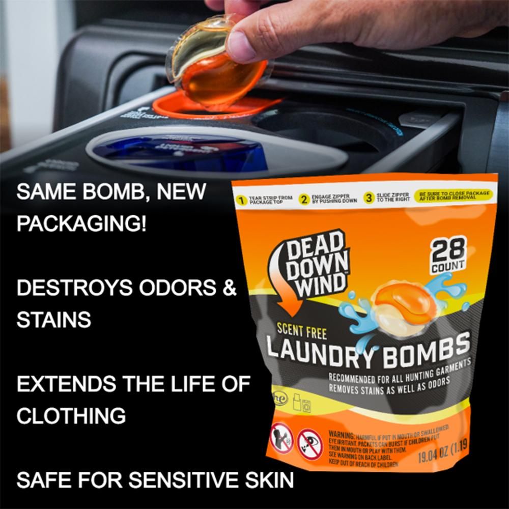 Dead Down Wind Unscented Laundry Detergent Pods (28 Ct) - Scent Eliminating view 4