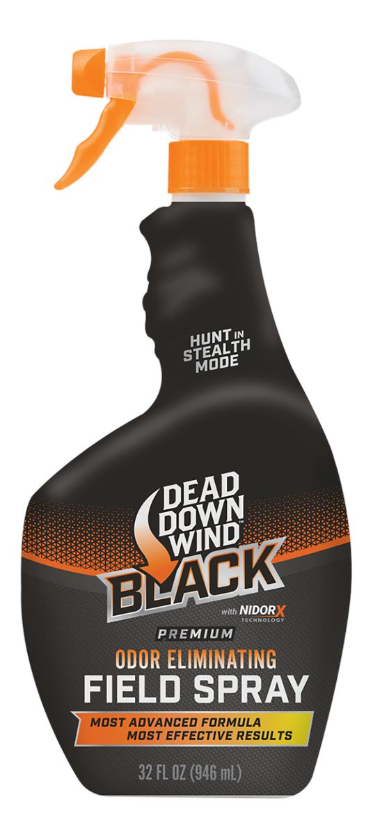 Dead Down Wind Black Premium Field Spray Bottle - Odor Fighting Hunting Sce