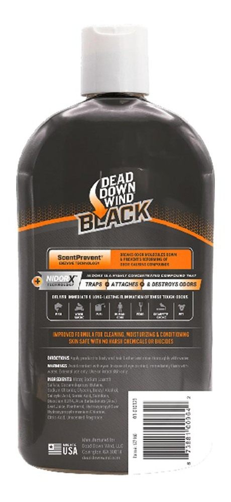 Dead Down Wind 127160 Black Premium 3-in-1 Combo Odor Eliminator 16 oz Sque view 2