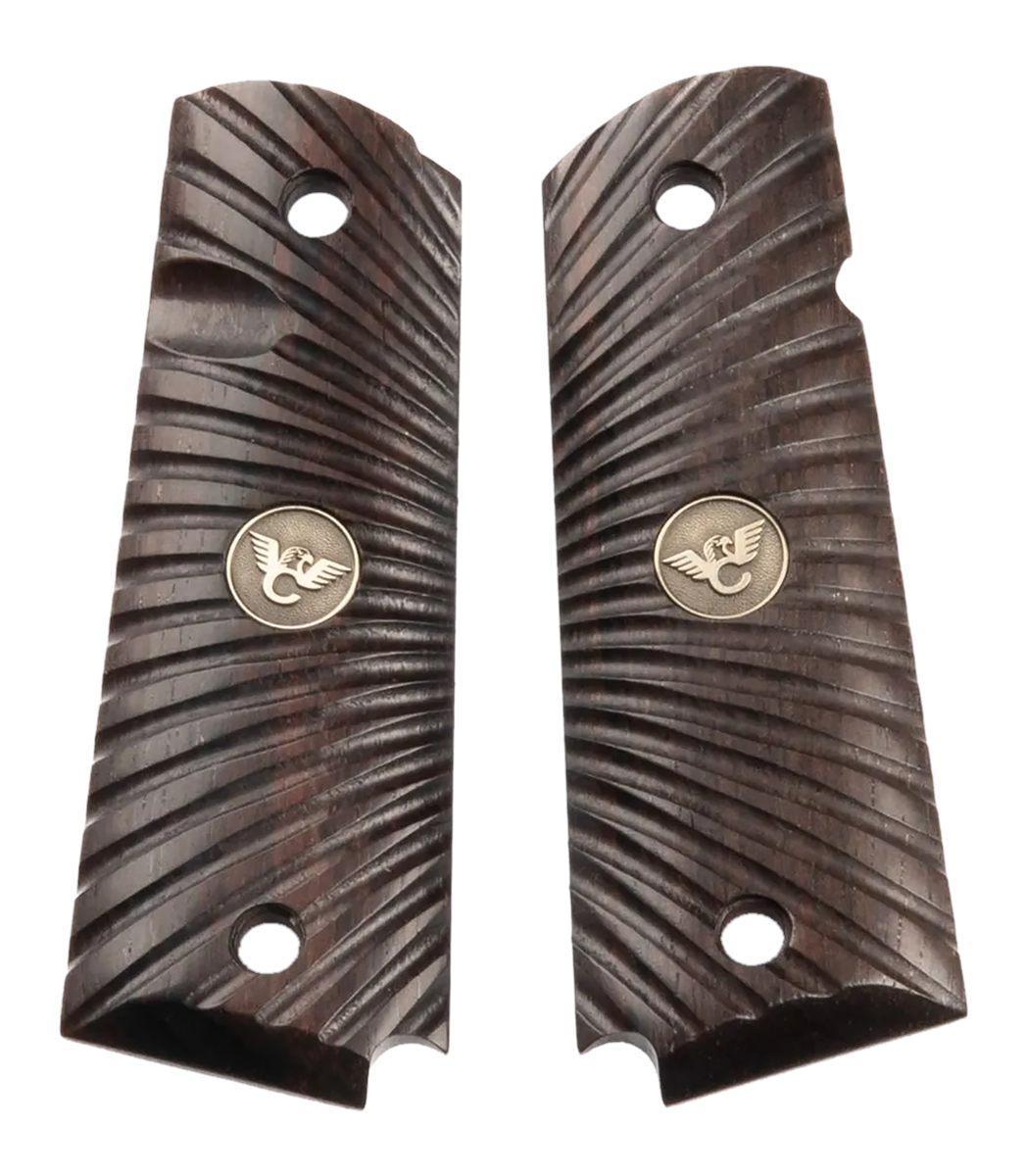Wilson Combat 351MFS Side Panel Grips Full Size Starburst Cocobolo, Handgun