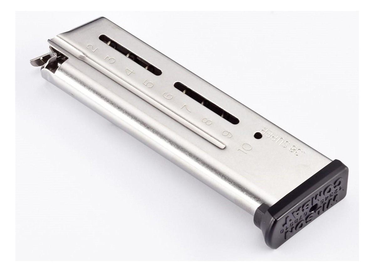 Wilson Combat 1911 Elite Tactical Handgun Magazine .38 Super 10/rd ETM Base view 4