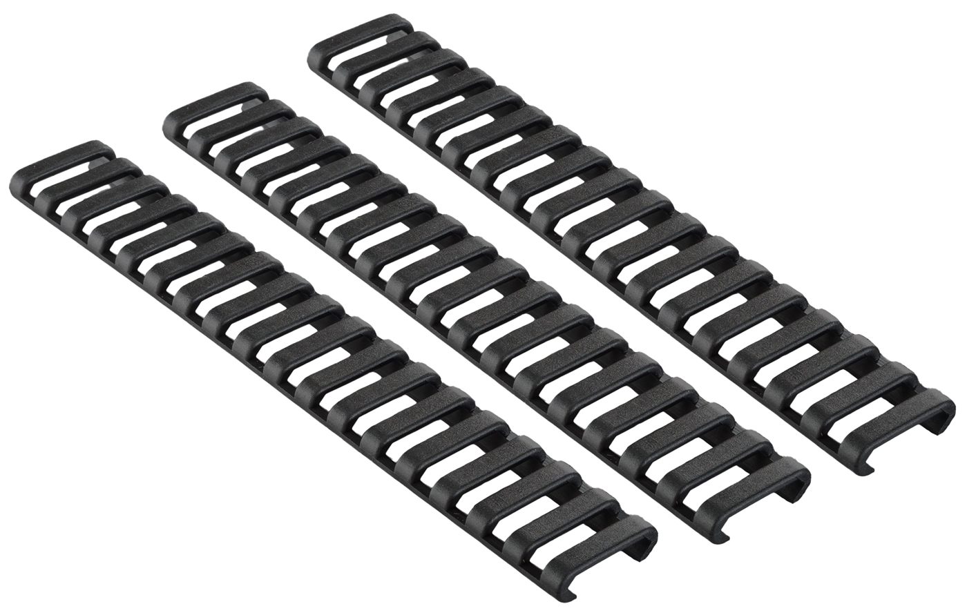 Falcon Indus Ergo 4373BK Low-Pro Ladder Rail Covers Rifle 18 Slot Black Rub