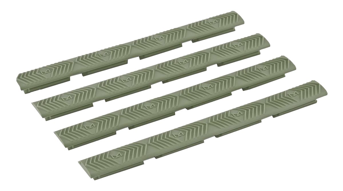 Falcon Indus Ergo 4332OD WedgeLok Slot Cover OD Green Rubber, 7 Low Profile