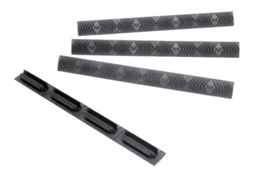 Falcon Ind Ergo Modular Wedgelok Rail Covers Graphite Grey 4/ct