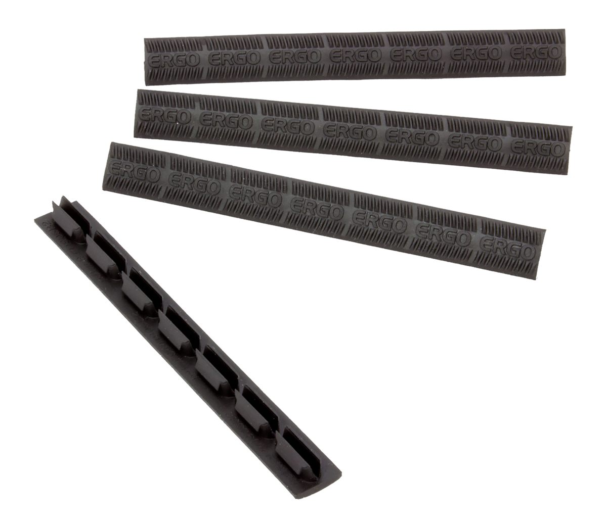 Falcon Indus Ergo 4332BK WedgeLok Slot Cover Black Rubber, 4 Low Profile w/