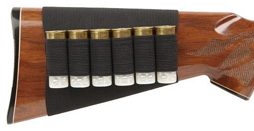 Bulldog Cases Shotgun Stock Sleeve Holds 6 Shells Black Nylon
