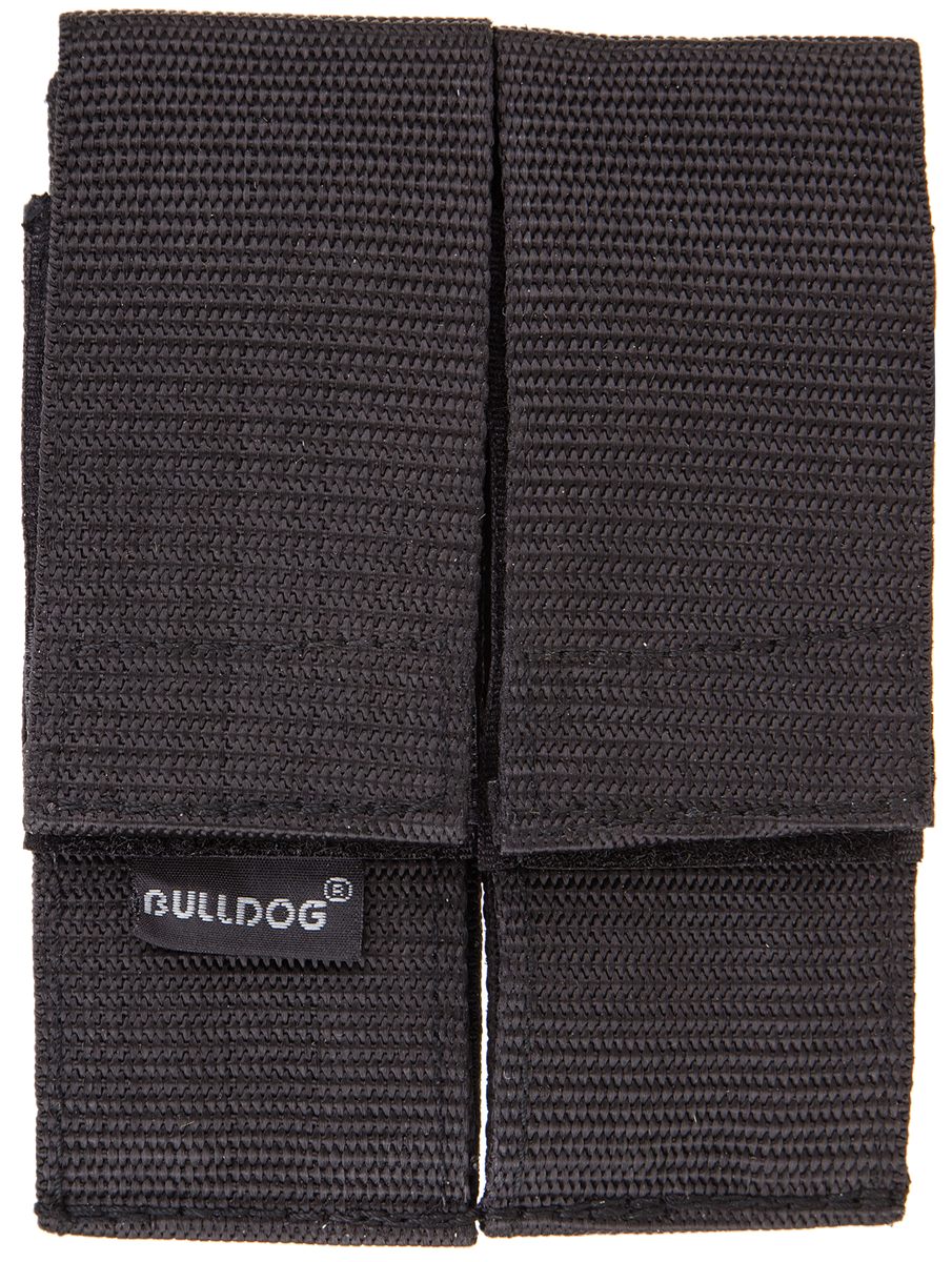 Bulldog Case WMAGL Double Mag Holder Black Nylon Belt Loop view 2