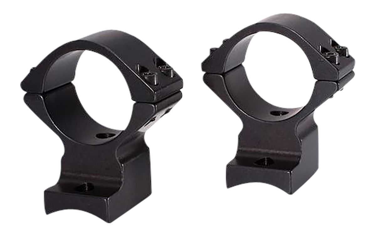 Talley Lightweight Alloy 1in High Black Scope Mounts Compatible with Weathe