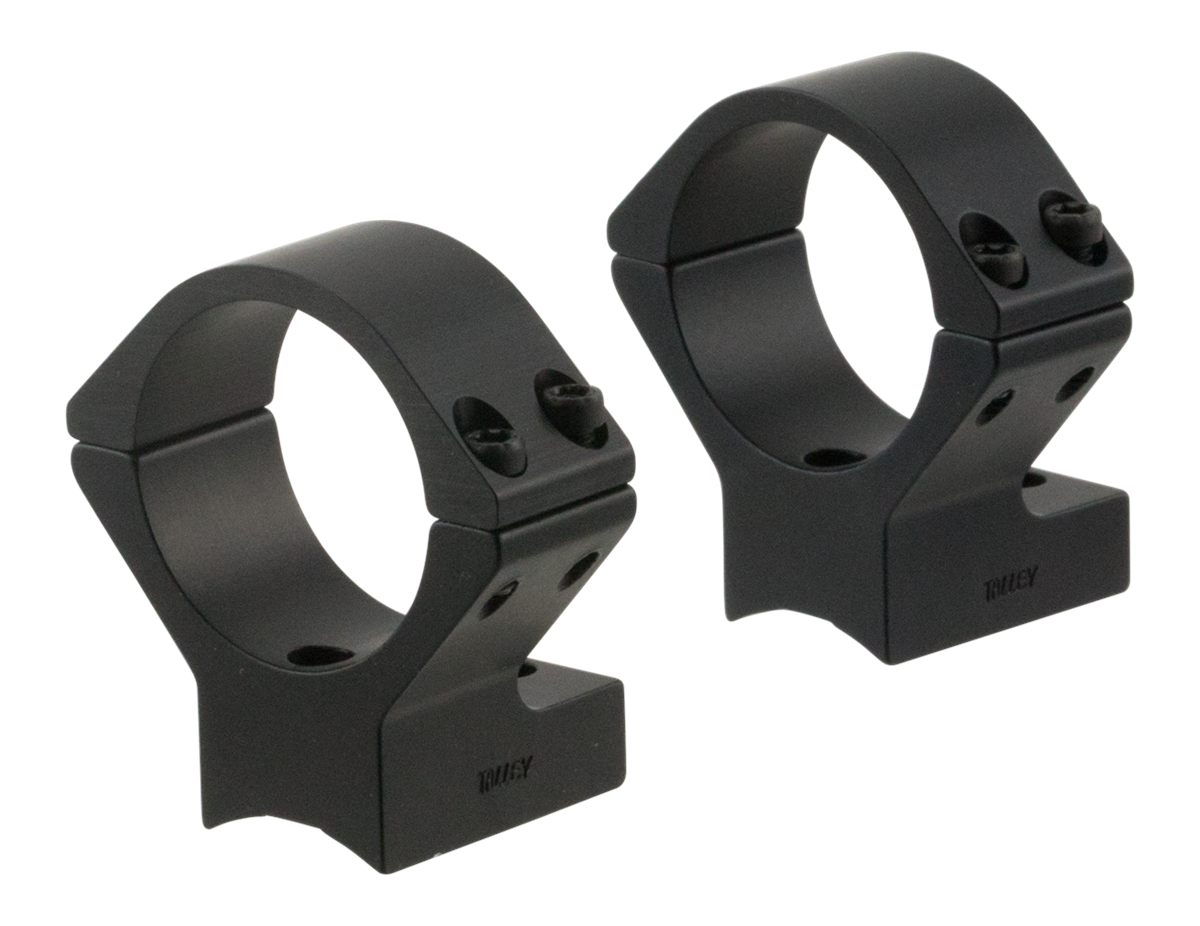 Talley Manufacturing 930711 Scope Mount/Ring Combo Black Anodized 1in Tube