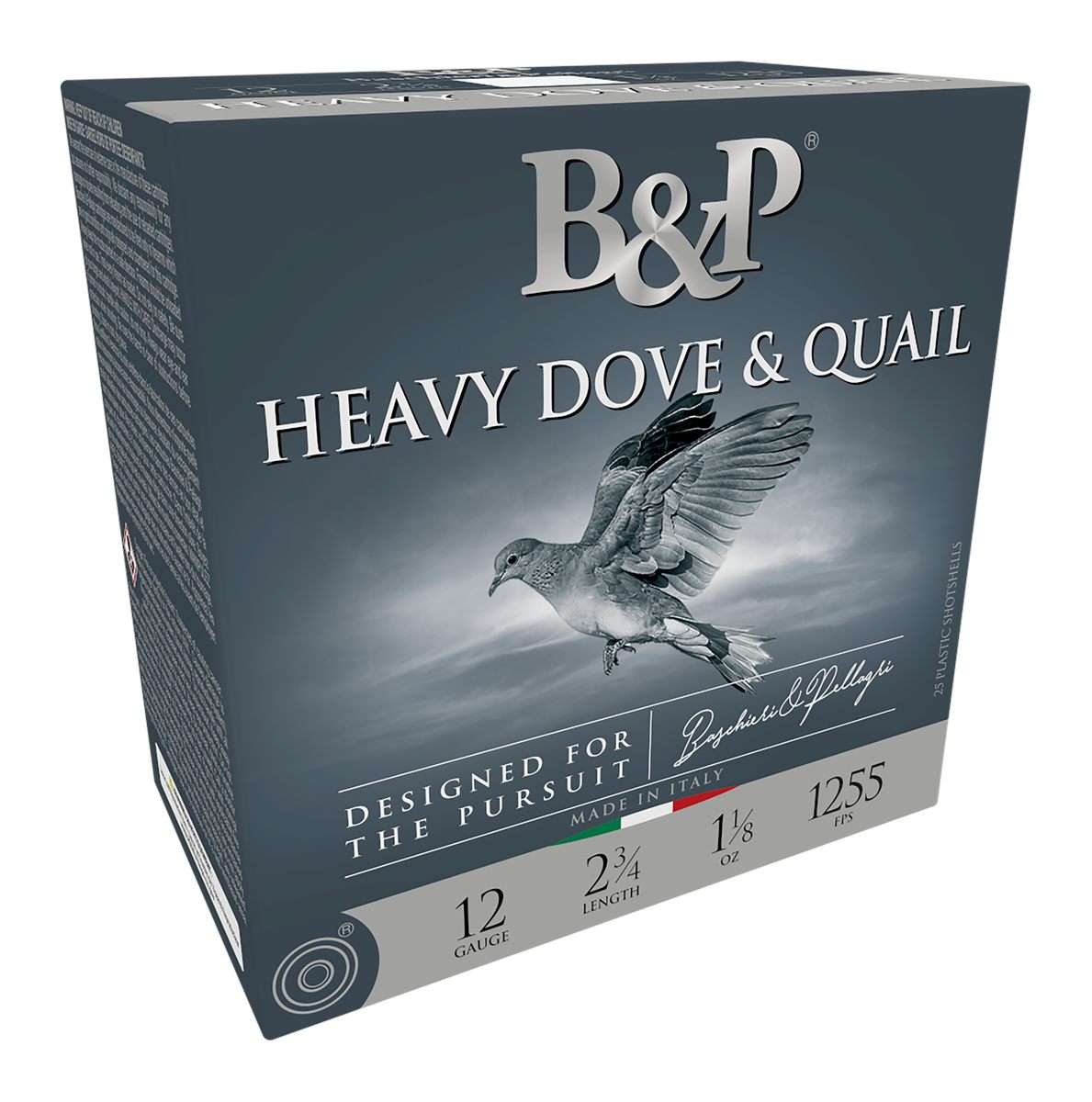 Baschiere Pellagri USA B P 12B18D6 Heavy Dove Quail 12 Gauge 2.75in 1 1/8oz
