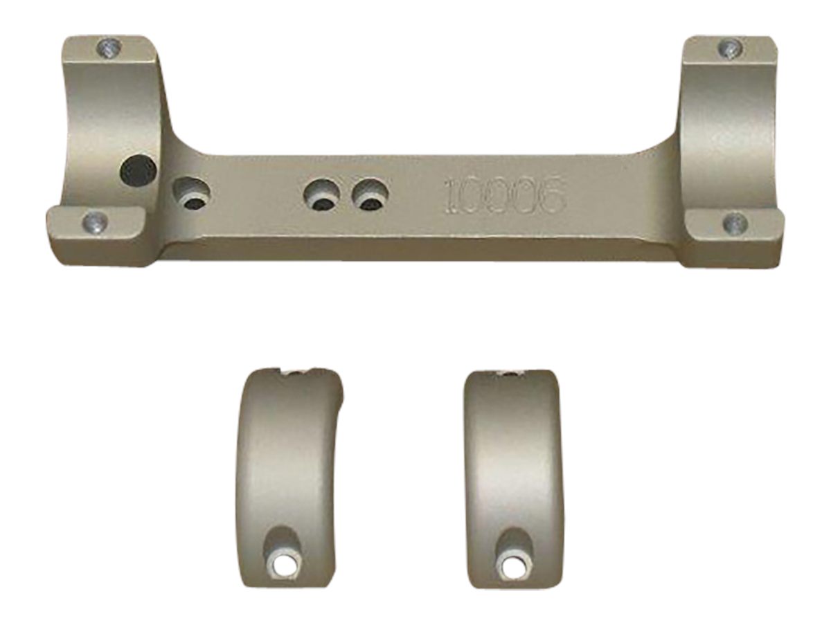 DNZ Products 10005 Game Reaper Scope Mount/Ring Combo Silver 1in Tube Fits