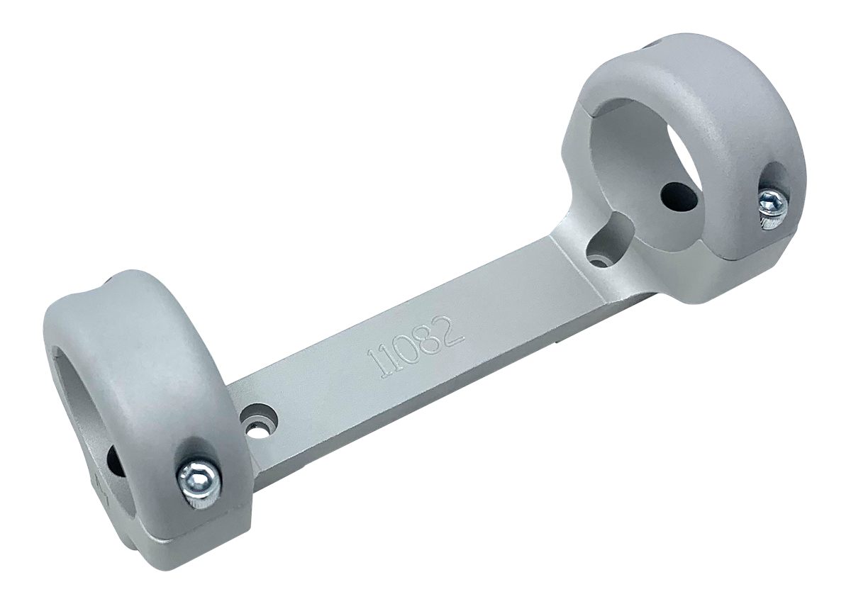 DNZ Products 11083 Game Reaper-Ruger Scope Mount/Ring Combo Silver 1in