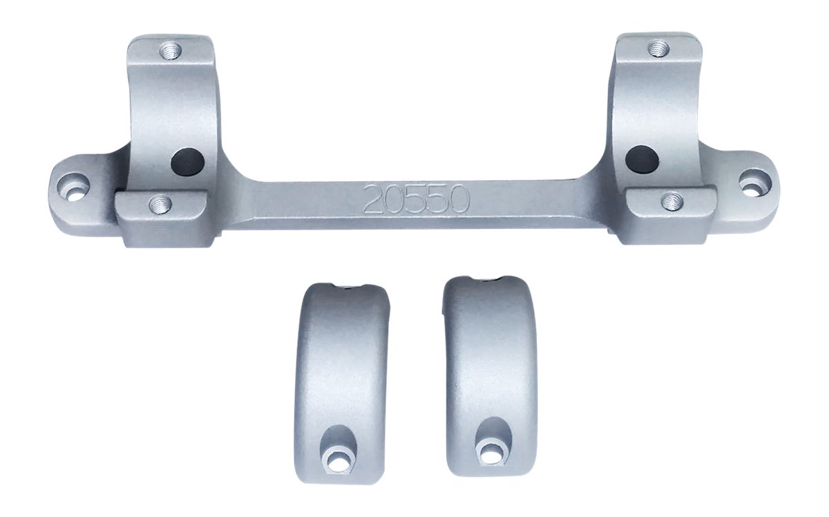 DNZ Products 20550S Game Reaper-Tikka Scope Mount/Ring Combo Silver 1in