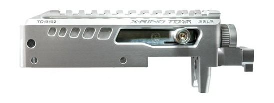 TacSol Receiver X-Ring VR Takedown 22LR Silver