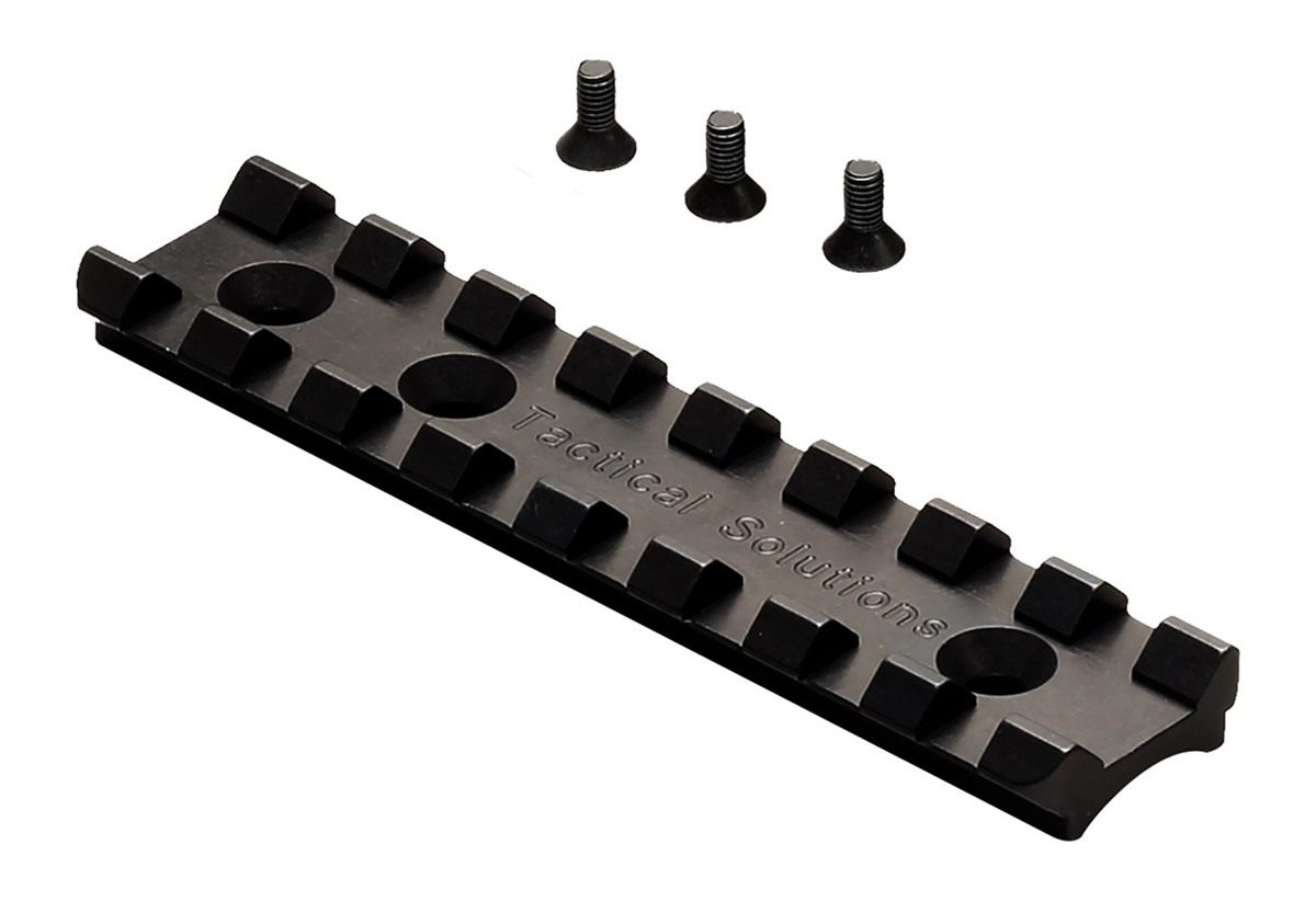 Daoneg TAC SOL PAC-Lite STD Rail 3.4in, Black