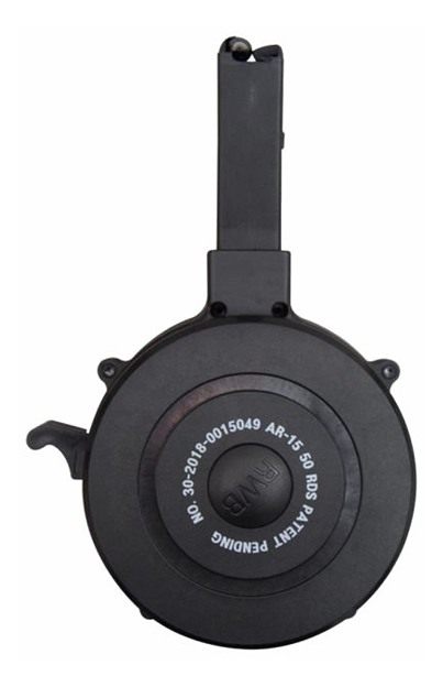 Red White And Blue AR-15/M16 50 Round Drum MAG
