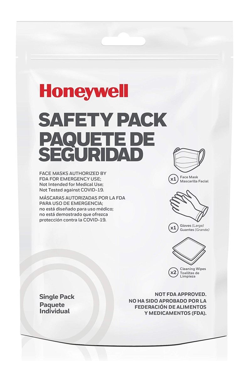 Howard Leight by Honeywell Single-Item PPE Safety Pack with Adult Mask, Glo