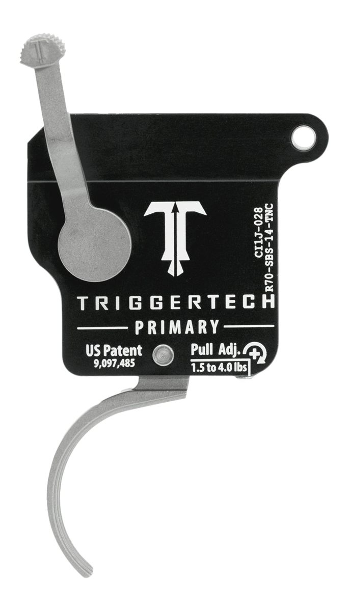 Triggertech R70SBS14TNC Primary Without Bolt Release Single-Stage Tradition