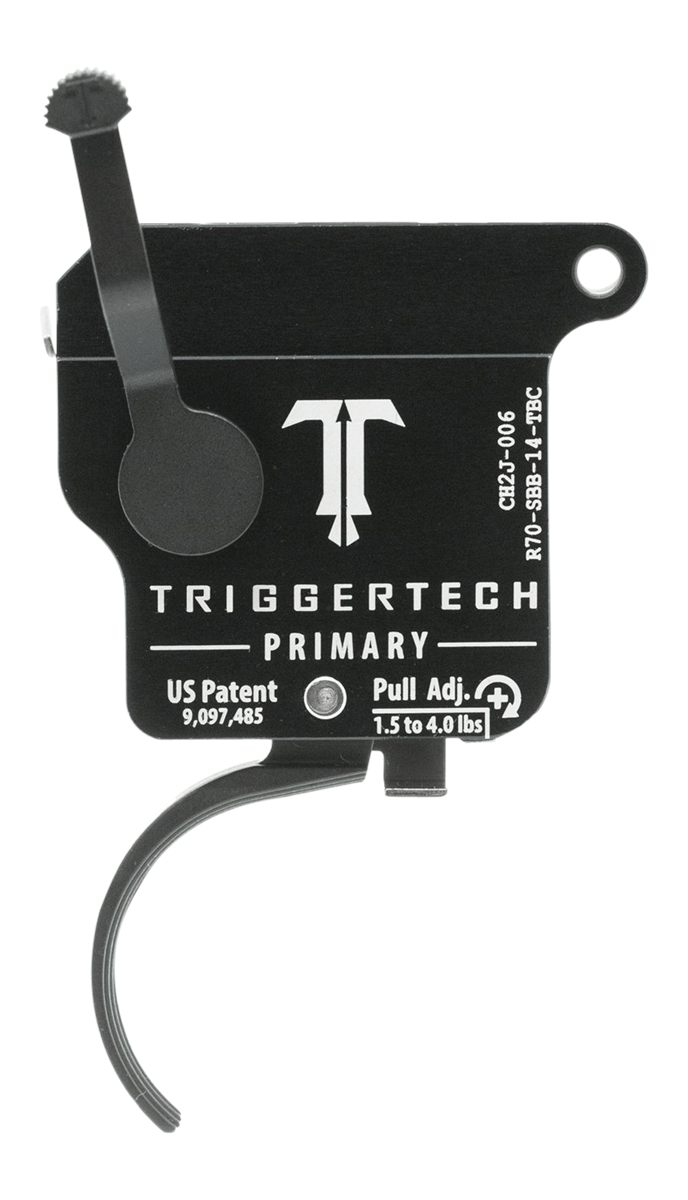 TriggerTech R70SBB14TBC Primary Single-Stage Traditional Curved with 1.50-4