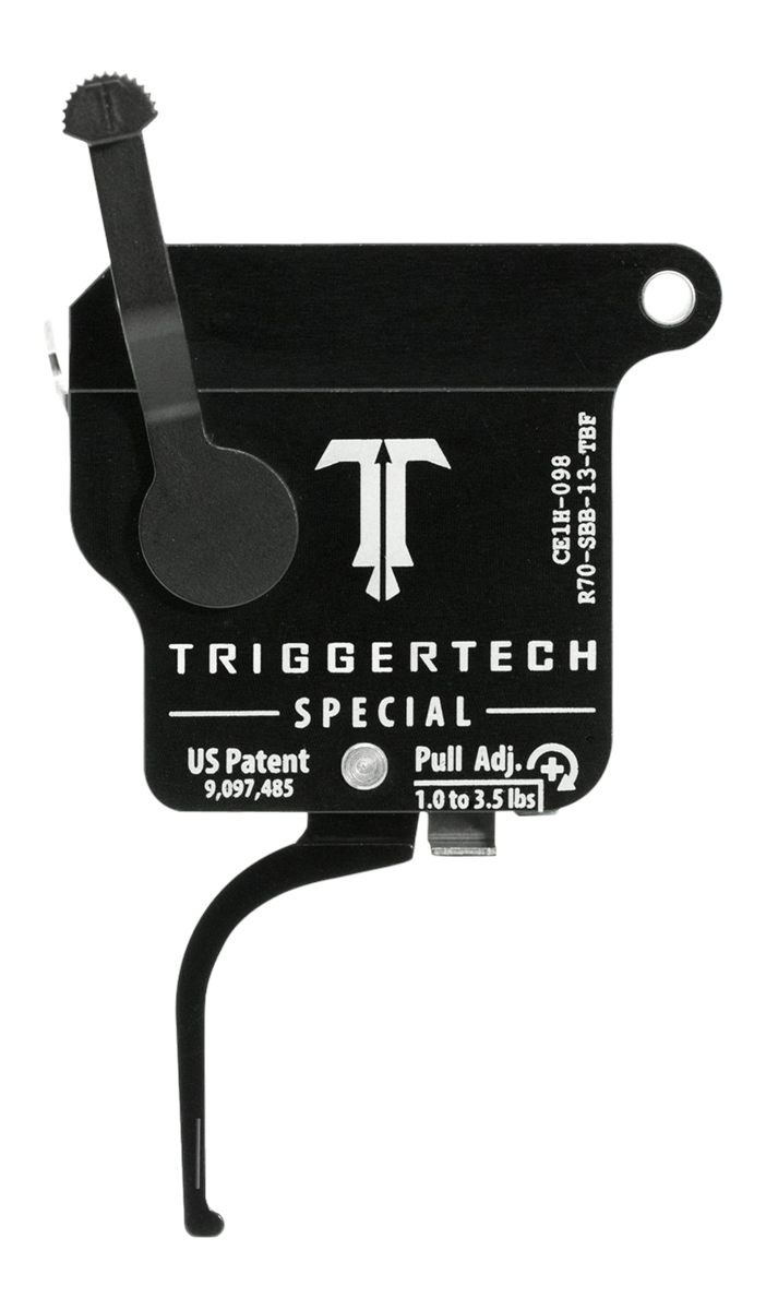 Triggertech R70SBB13TBF Special Single-Stage Flat with 1-3.50 lbs Draw Weig