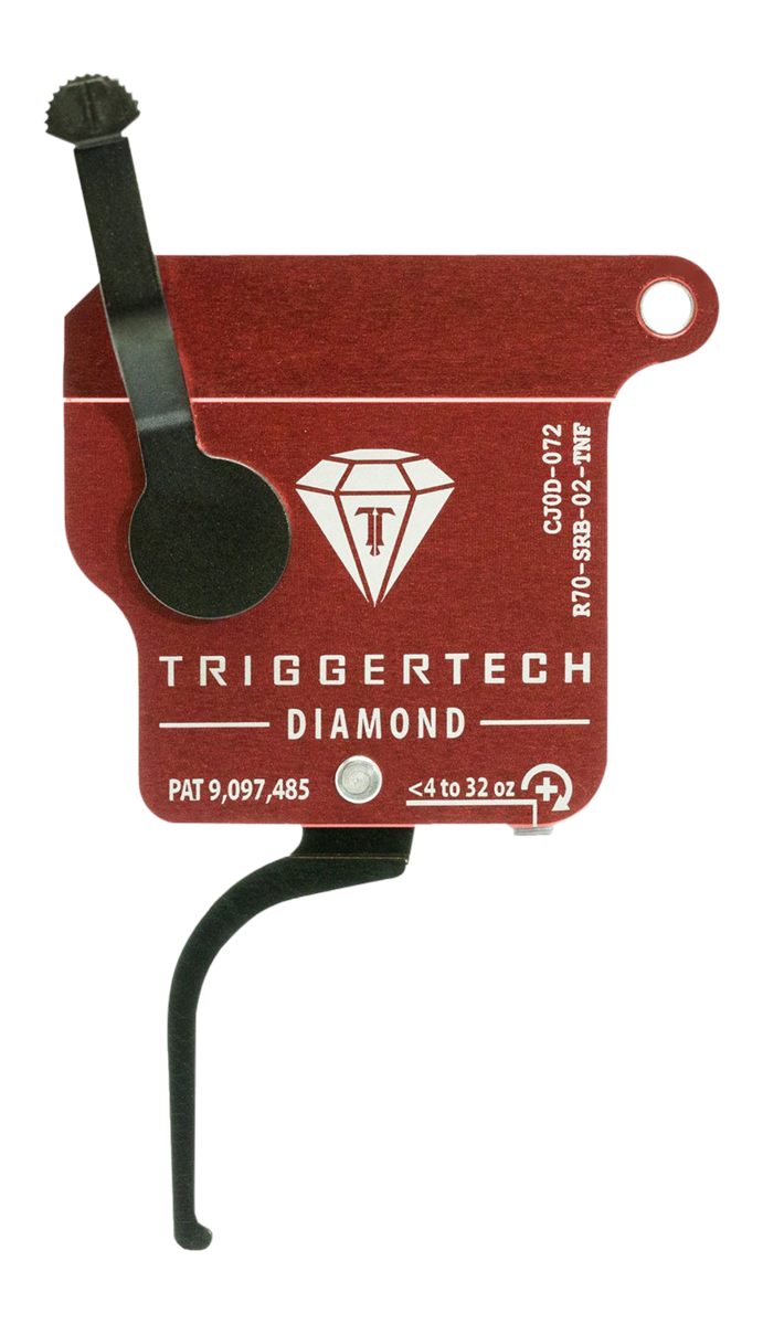 TriggerTech R70SRB02TNF Diamond Without Bolt Release Single-Stage Flat 0.30