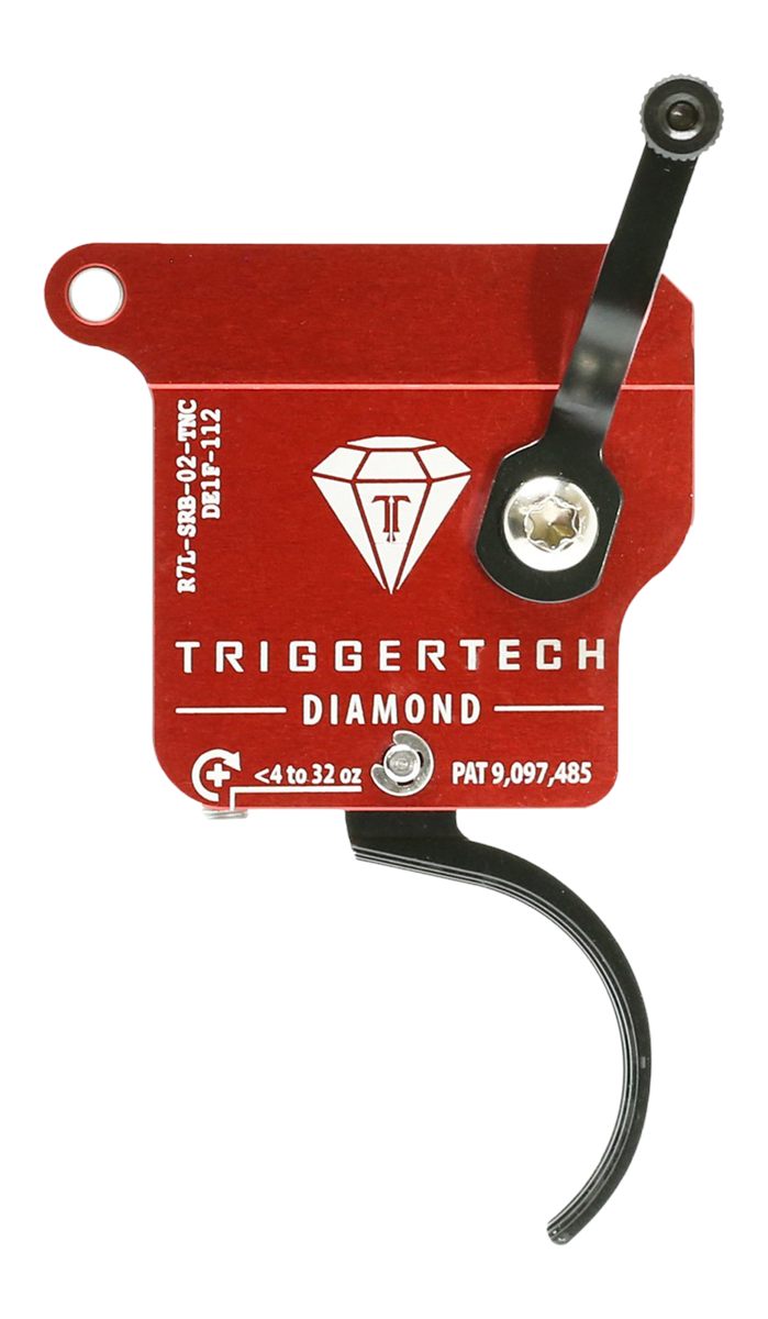 Triggertech R7LSRB02TNC Diamond Without Bolt Release Curved Single-Stage Fi