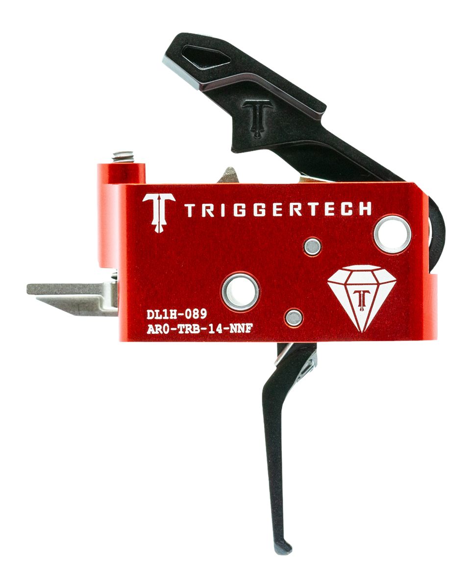 TriggerTech AROTRB14NNF Diamond Two-Stage Flat with 1.50-4 lbs Draw Weight