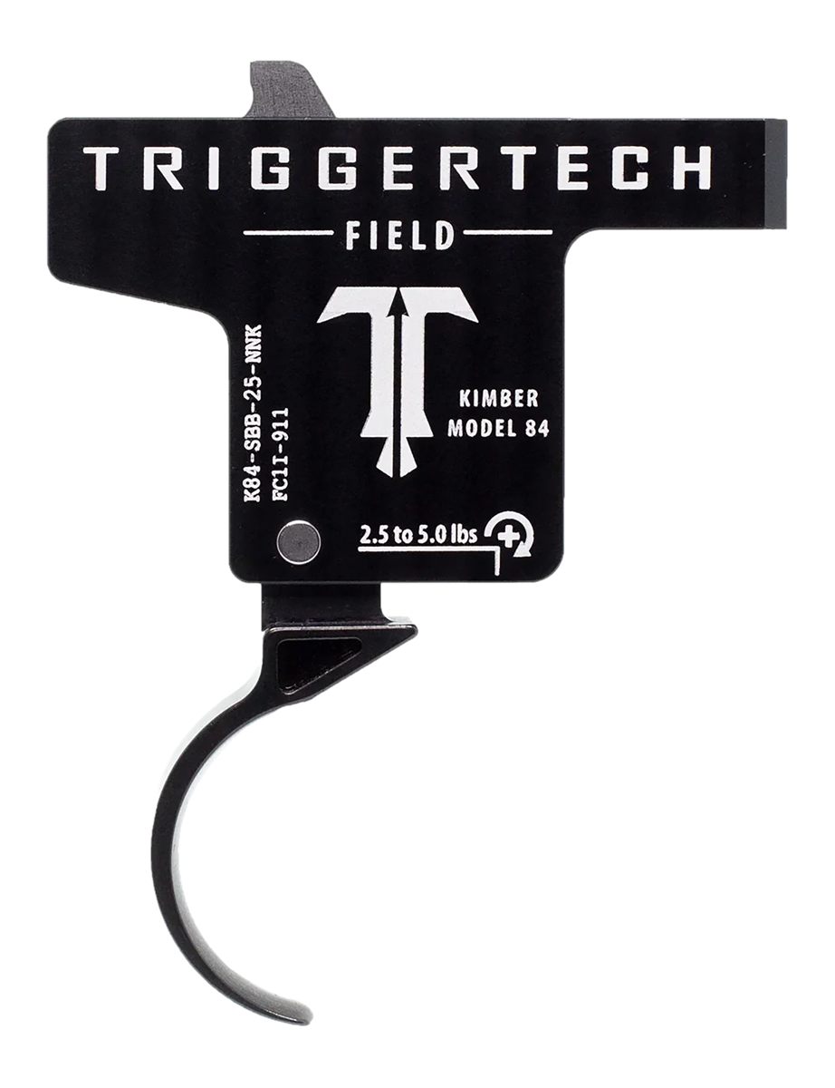 Triggertech K84SBB25NNK Field Single-Stage Curved with 2.50-5 lbs Draw Weig