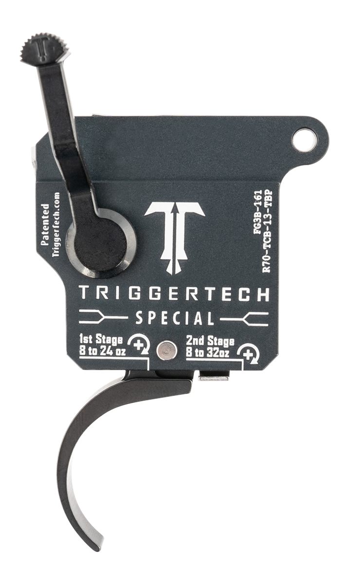 Triggertech R70TCB13TBP Special Two-Stage Pro Curved with 1-3.50 lbs Draw W