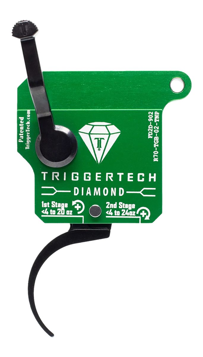 Triggertech R70TGB02TNP Diamond Two-Stage Pro Curved with 0.50-2.80 lbs Dra