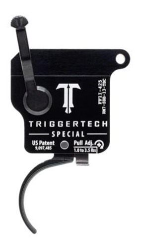 TriggerTech Rem Model 7 Special Single Stage 1.0-3.5 lbs Curved Black